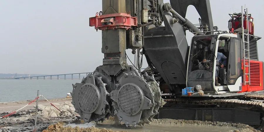 Illustrative image of Deep soil mixing in Birmingham Alabama